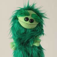 Image 3 of The CLASSIC Critter Monster Puppet in Emerald Green