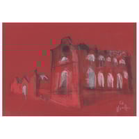 Image 1 of Kinning Park Pumping Station - Charcoal and Soft Pastels on Paper 
