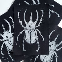 Insect Lino Print Patch