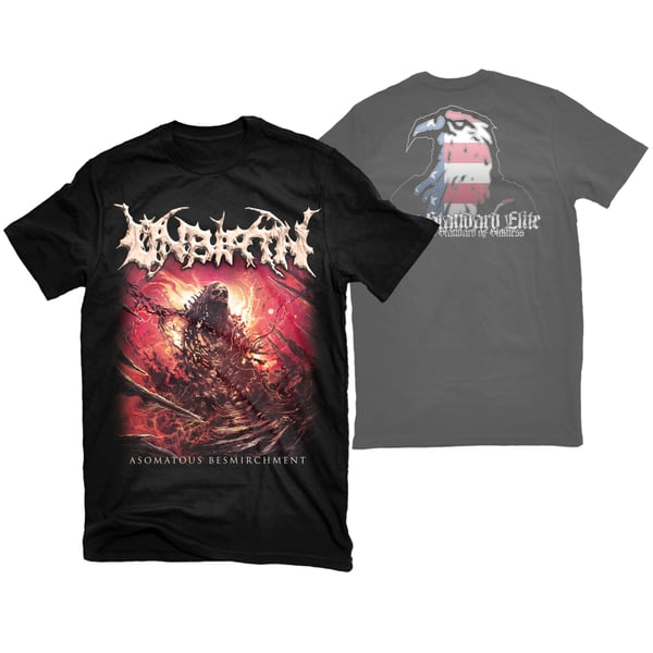 Image of UNBIRTH "ASOMATOUS BESMIRCHMENT" T-SHIRT