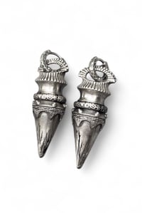Image 2 of Silver Shaitan Earweights