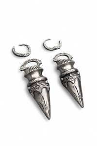 Image 4 of Silver Shaitan Earweights