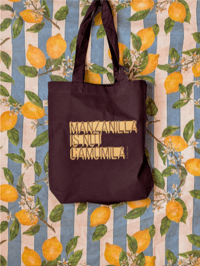 Manzanilla totebag blue edition