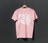 T-Shirt: Fucking Angry - Logo - candy pink - Unisex