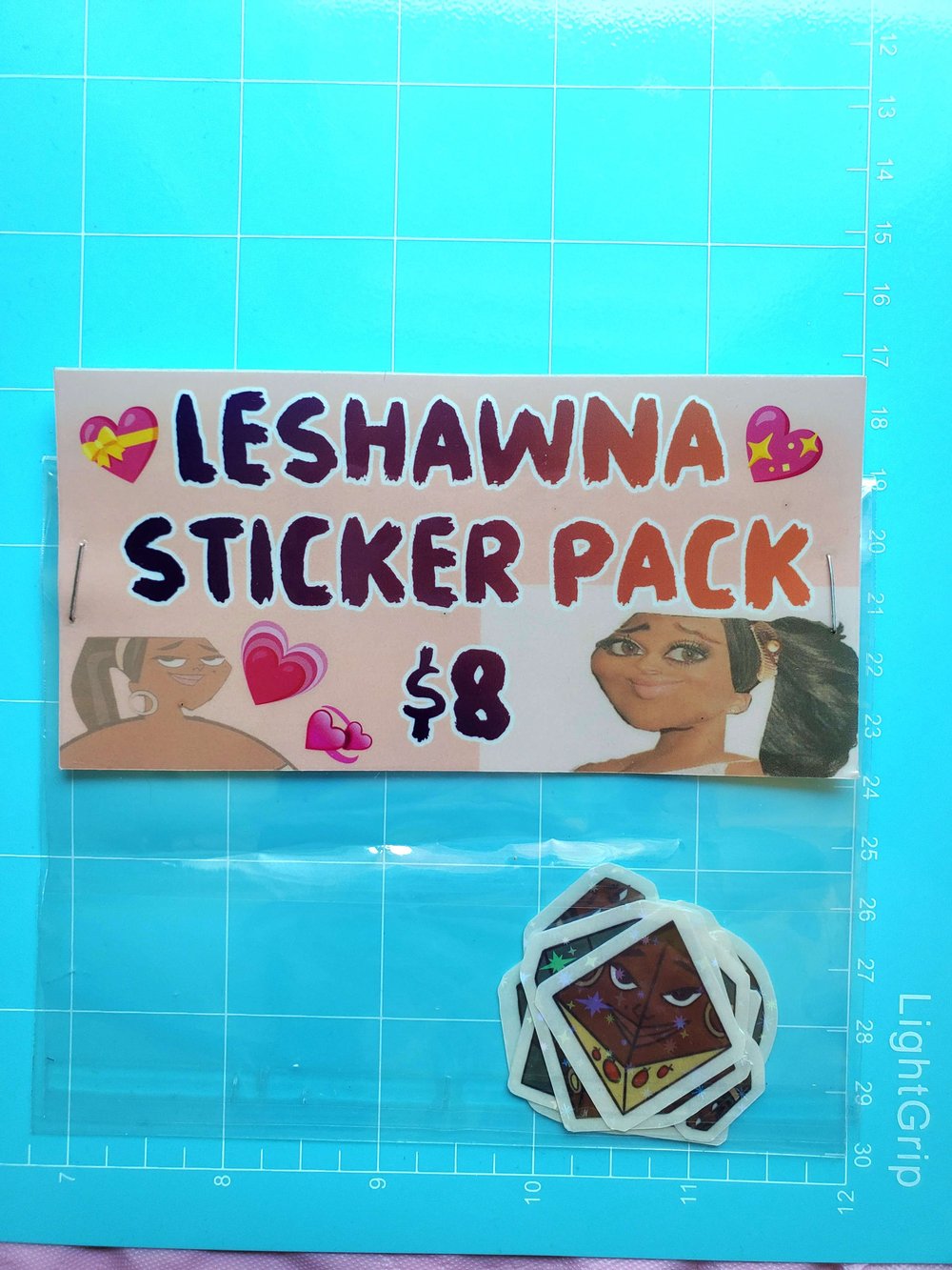 Image of Leshawna OC Shape Stickers