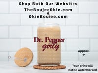 Dr Pepper Girly Single Sided Uv Dtf Decal T5