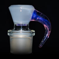 Image 1 of LIGHT BLUE SATIN? / ROSE QUARTZ 18MM SLIDE