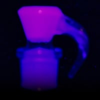Image 2 of LIGHT BLUE SATIN? / ROSE QUARTZ 18MM SLIDE