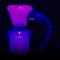 Image 2 of LIGHT BLUE SATIN? / MYSTERY AVENTURINE 18MM SLIDE