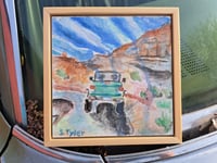 Image 1 of "Tears Over Moab" Original Watercolor Painting by Sandy Tyler 