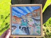 Image 3 of "Tears Over Moab" Original Watercolor Painting by Sandy Tyler 
