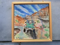 Image 5 of "Tears Over Moab" Original Watercolor Painting by Sandy Tyler 