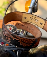 Image 2 of  Original Tom Fugle Sunset by Dave Mann Leather Belt
