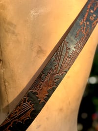 Image 6 of  Original Tom Fugle Sunset by Dave Mann Leather Belt