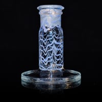 Image 1 of MILKY BLUE WRAP & RAKE 18MM SLIDE STAND