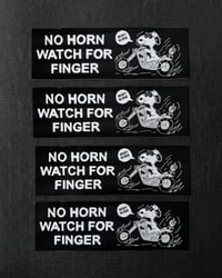 No Horn Sticker