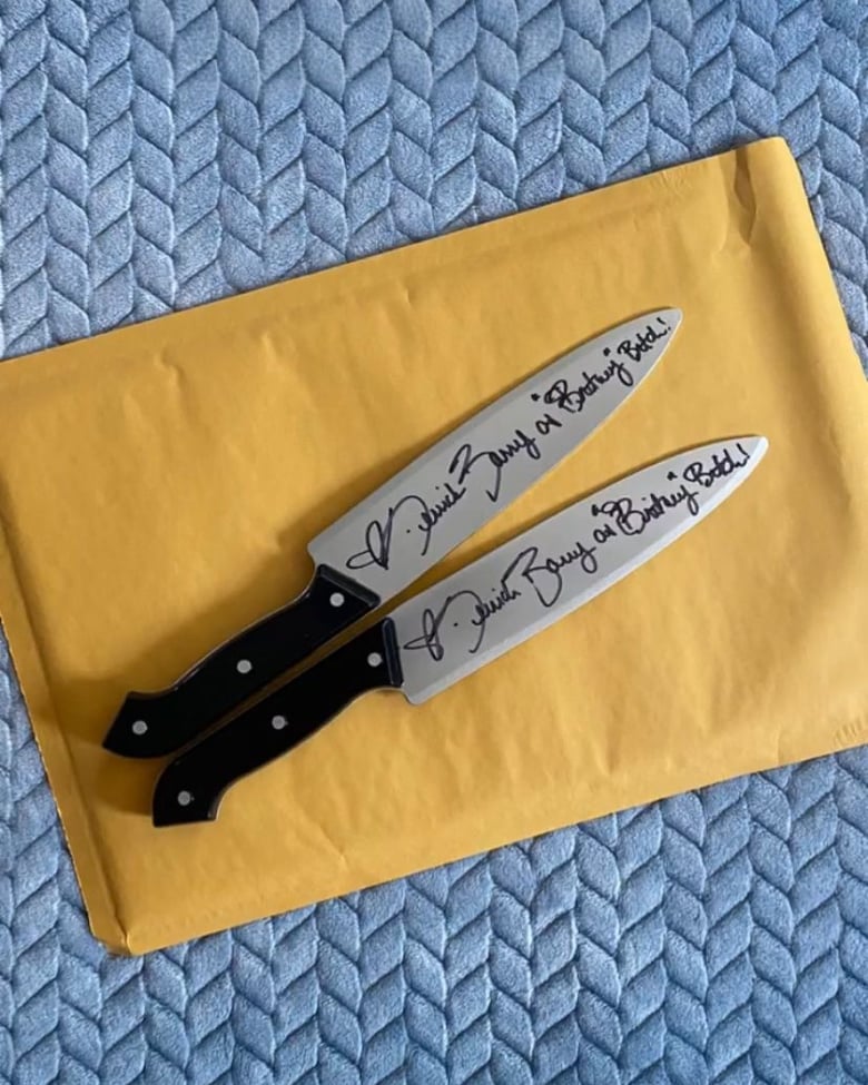Image of 2 Signed Prop Knives