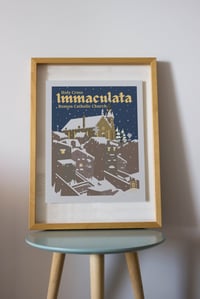 Image 3 of Immaculata Roman Catholic Church 1930s Travel Print