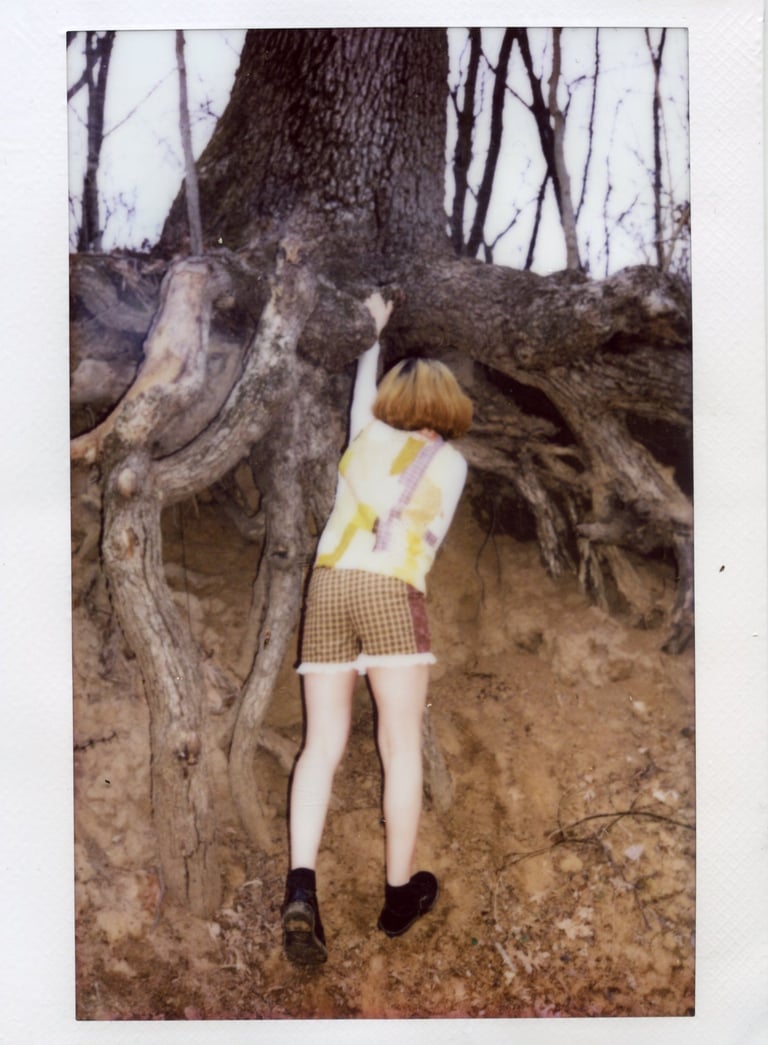 sister ruffle shorts: pucker bunch