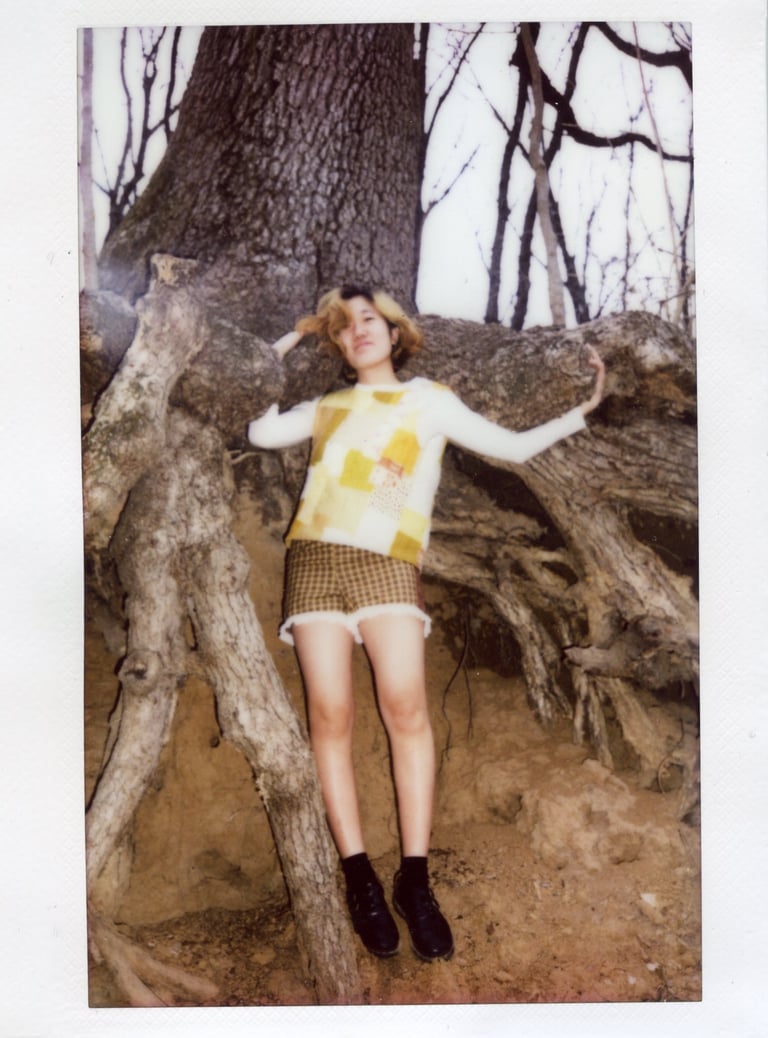 sister ruffle shorts: pucker bunch Image 3