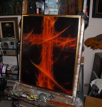 Image 3 of untitled, 20x26" oil painting on wood panel, 2025