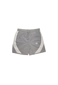 Image of Hustle Stripe Track Shorts (GREY)