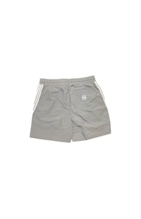Image of Hustle Stripe Track Shorts (GREY)