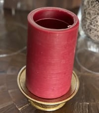 Image 1 of Cranberry Mango Spiral Light Candle