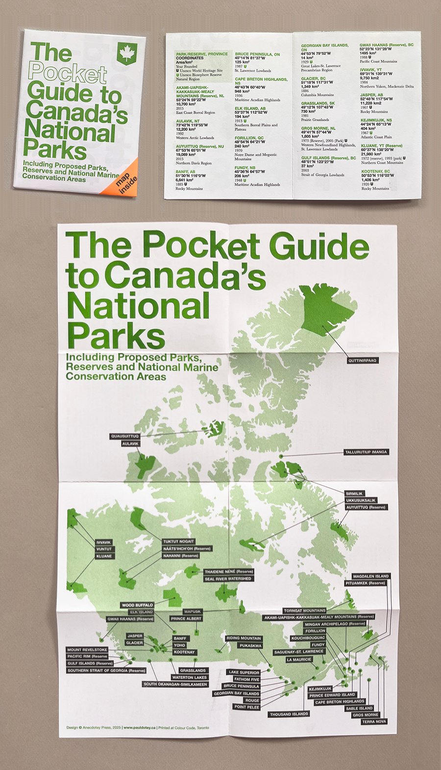 The Pocket Guide to Canada's National Parks