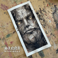 ORIGINAL Painting "Midsommar Demon",  Aquarelle on paper, 15 cm x 30 cm, 2021