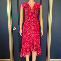 Image 1 of SOPHIE MAX floral wrap dress