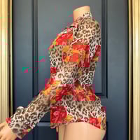 Image 3 of ILYSE HART sheer blouse