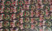 Image 1 of Pack of 25 10x6cm Glentoran, Football/Ultras Stickers.