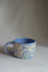 Image 1 of "Beach, My Muse" Shortie Mug 4 in Blueberry Milk