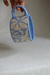 Image 5 of "Beach, My Muse" Shortie Mug 4 in Blueberry Milk
