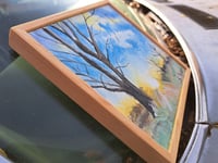 Image 2 of "Salamander Run Sunset" Original Watercolor Painting by Sandy Tyler 
