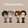 Old Man Yaoi Stickers