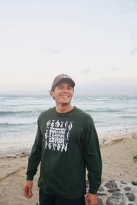 Image 5 of Adult Forest Green Deep 7 Longsleeve