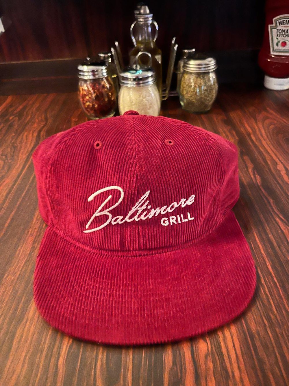 Image of Red Corduroy Hat