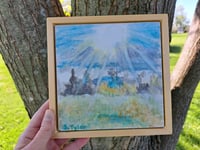Image 3 of "Okeana Sunrise" Original Watercolor Painting by Sandy Tyler 