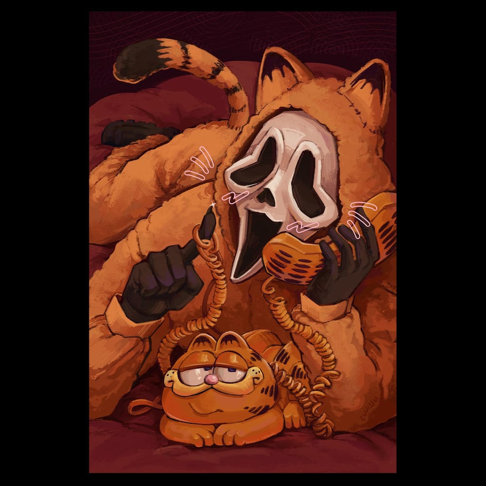 Image of GARFFACE A5 PRINT + FREE STICKER