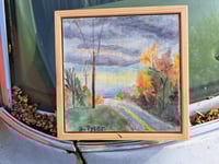 Image 1 of "Storm Clouds Over 126" Original Watercolor Painting by Sandy Tyler 