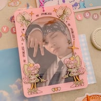 Image 3 of [PREORDER] Acrylic photocard holder keychains