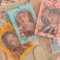 Image 1 of [PREORDER] Acrylic photocard holder keychains