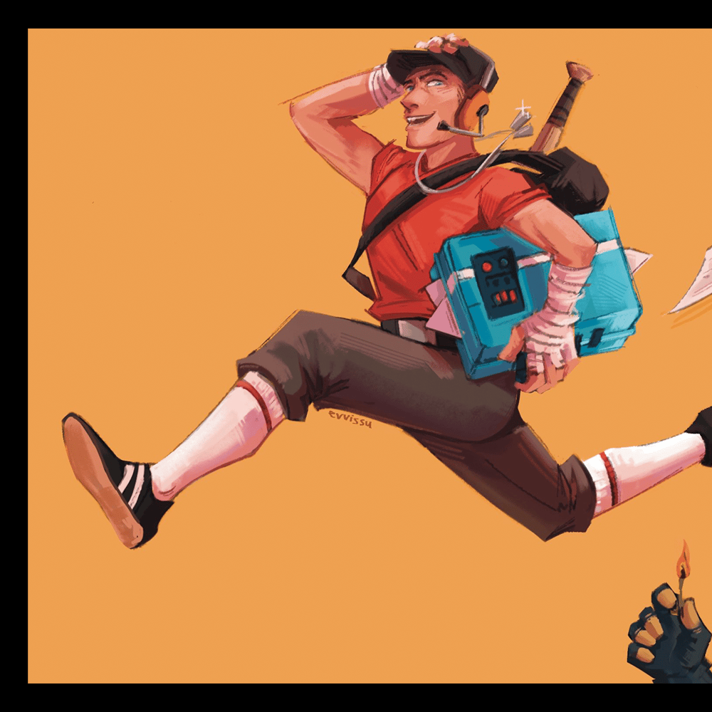 Image of TF2 INTEL CHASE PRINT
