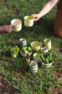 Image 2 of "Beach, My Muse" Shortie Mug 5 in Limeade