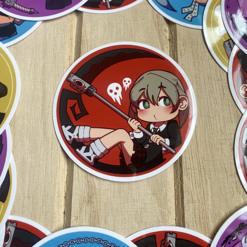 Image of Soul Eater Character Stickers