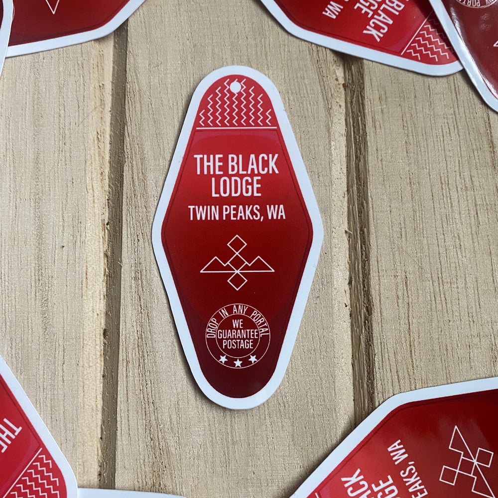 Image of Twin Peaks Keycard Sticker