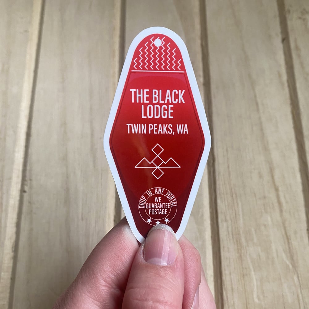 Image of Twin Peaks Keycard Sticker