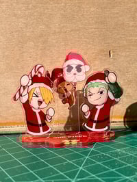 Image 1 of zoro| chopper| Sanji|OP| Acrylic Stand|merry Christmas